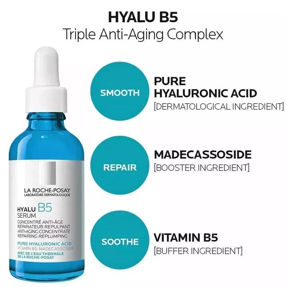 La Roche-Posay Serum | HYALU B5 Anti-Wrinkle Serum 30ml | Repairing | Exp:2028