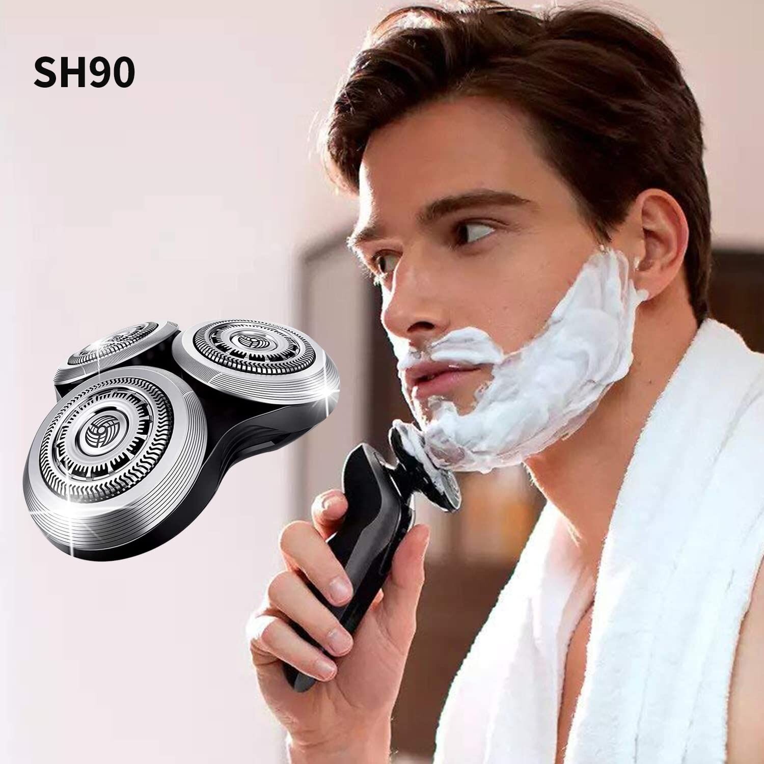 SH90 Replacement Heads (with Whole Base) for Philips Norelco Shavers Series 9000