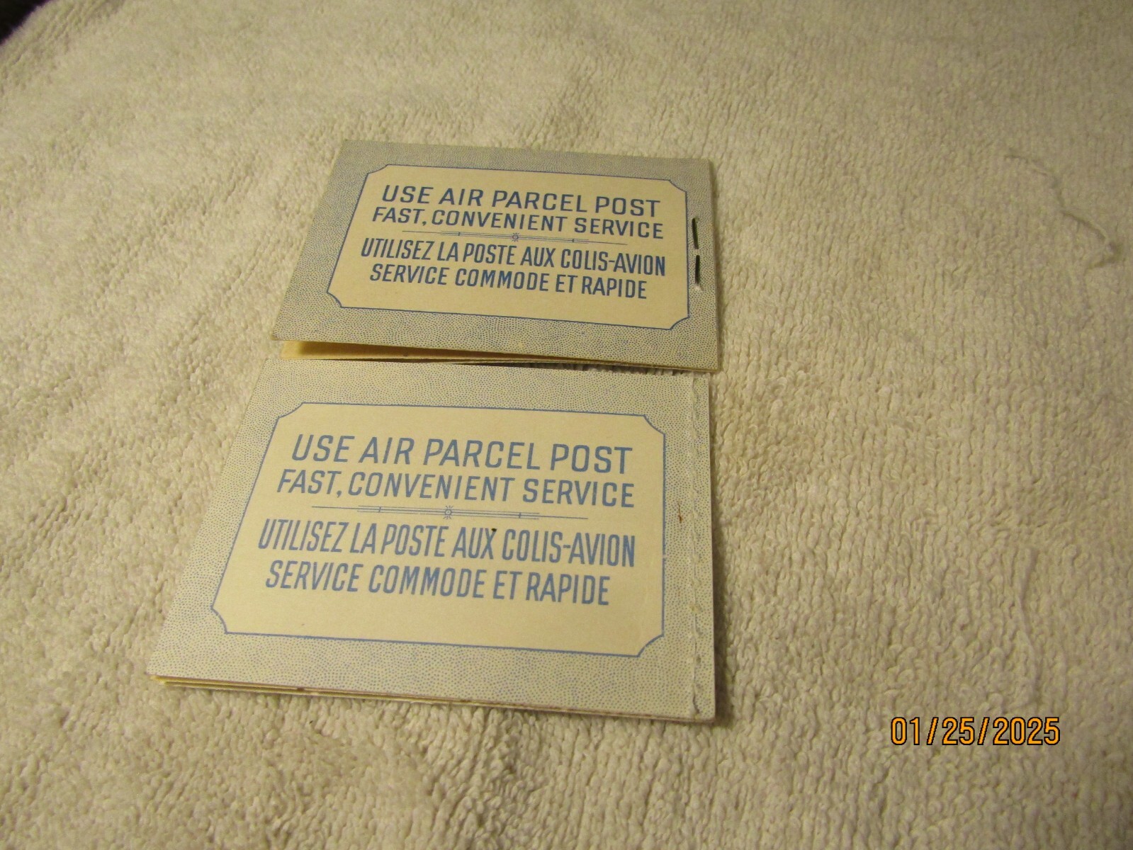 Stamp Booklets 1954 Canada Set of Stapled & Stitched 5c Beaver & Queen Stamps