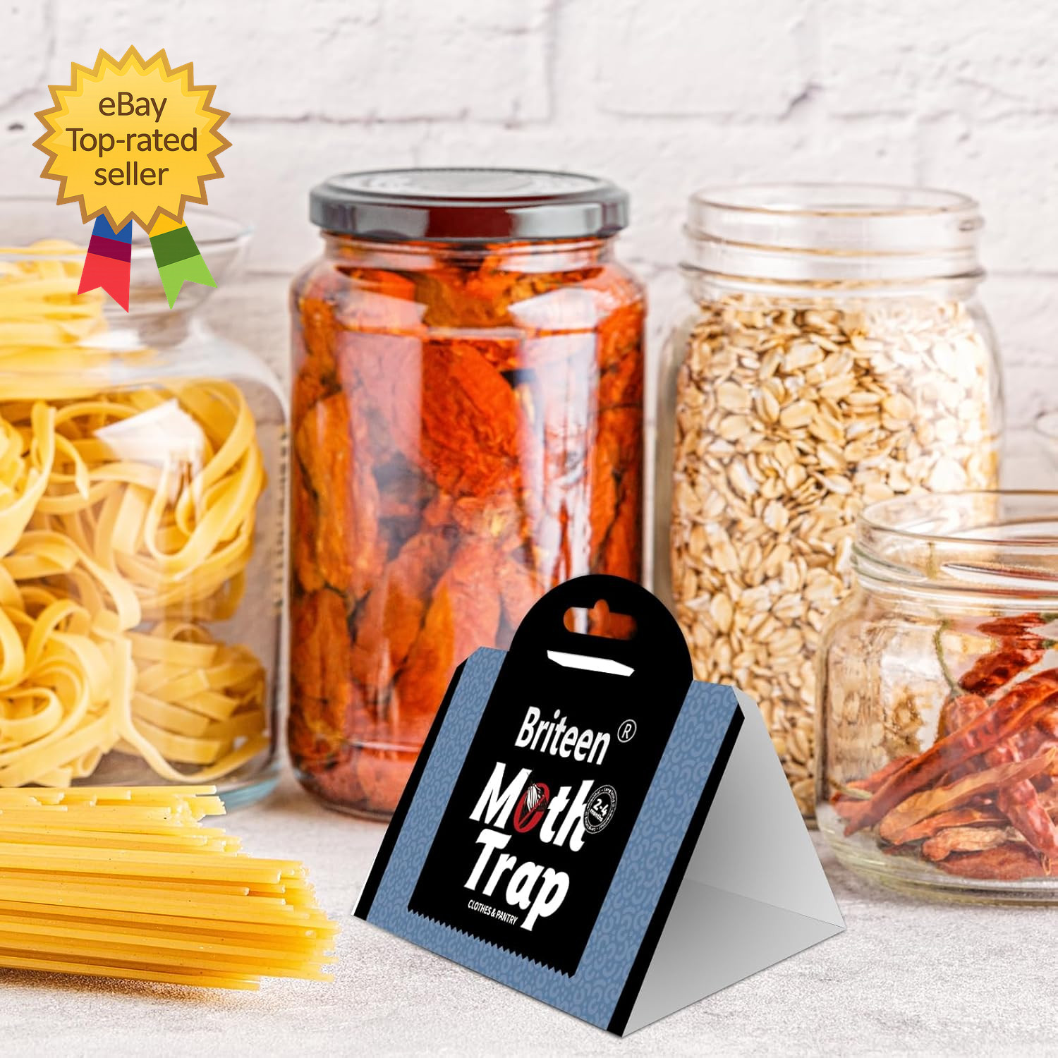 10 Pack Pantry Moth Traps Safe and Effective for Food and Clothing Glue Traps