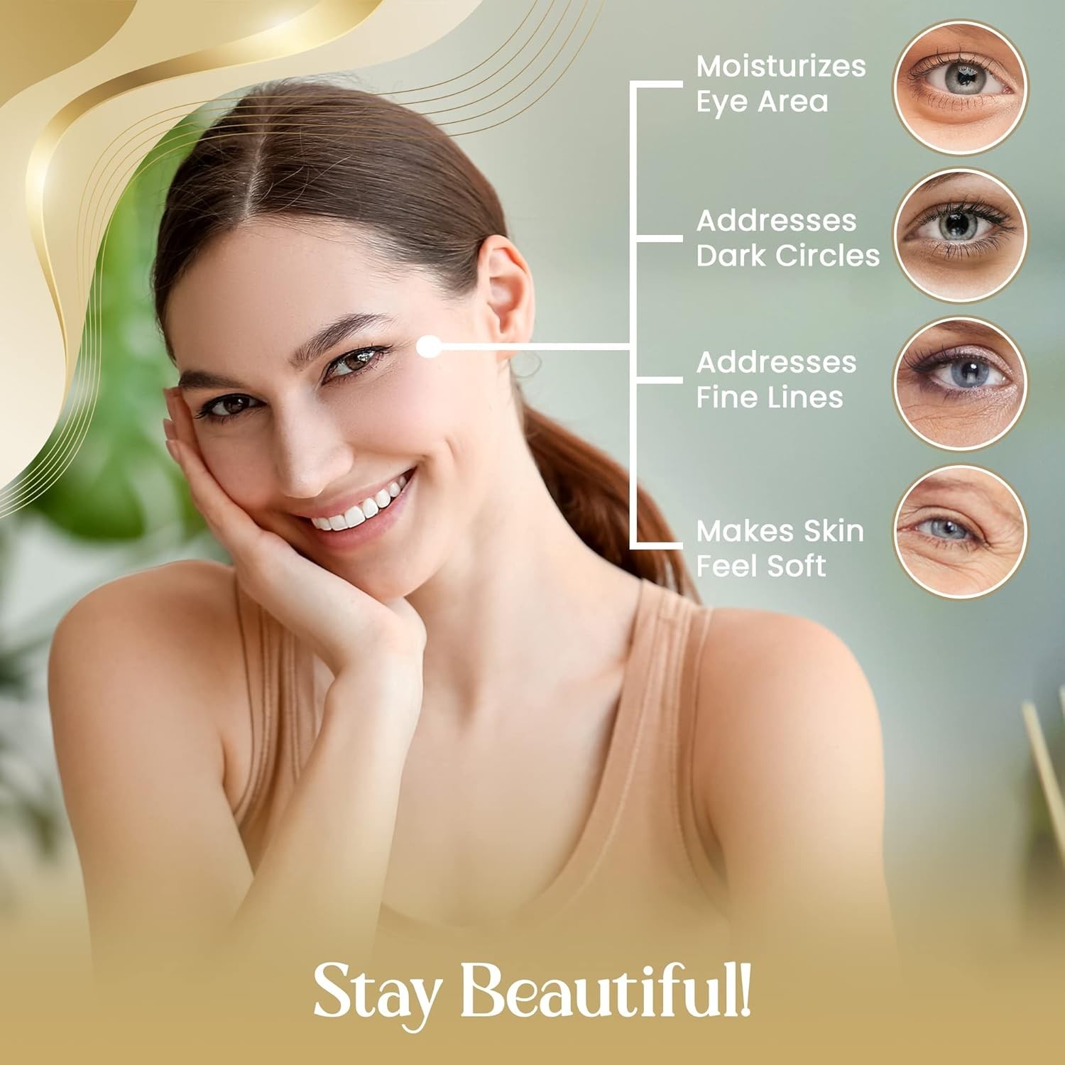 OROGOLD 24K Intensive Eye Serum for Dark Circles and Puffiness