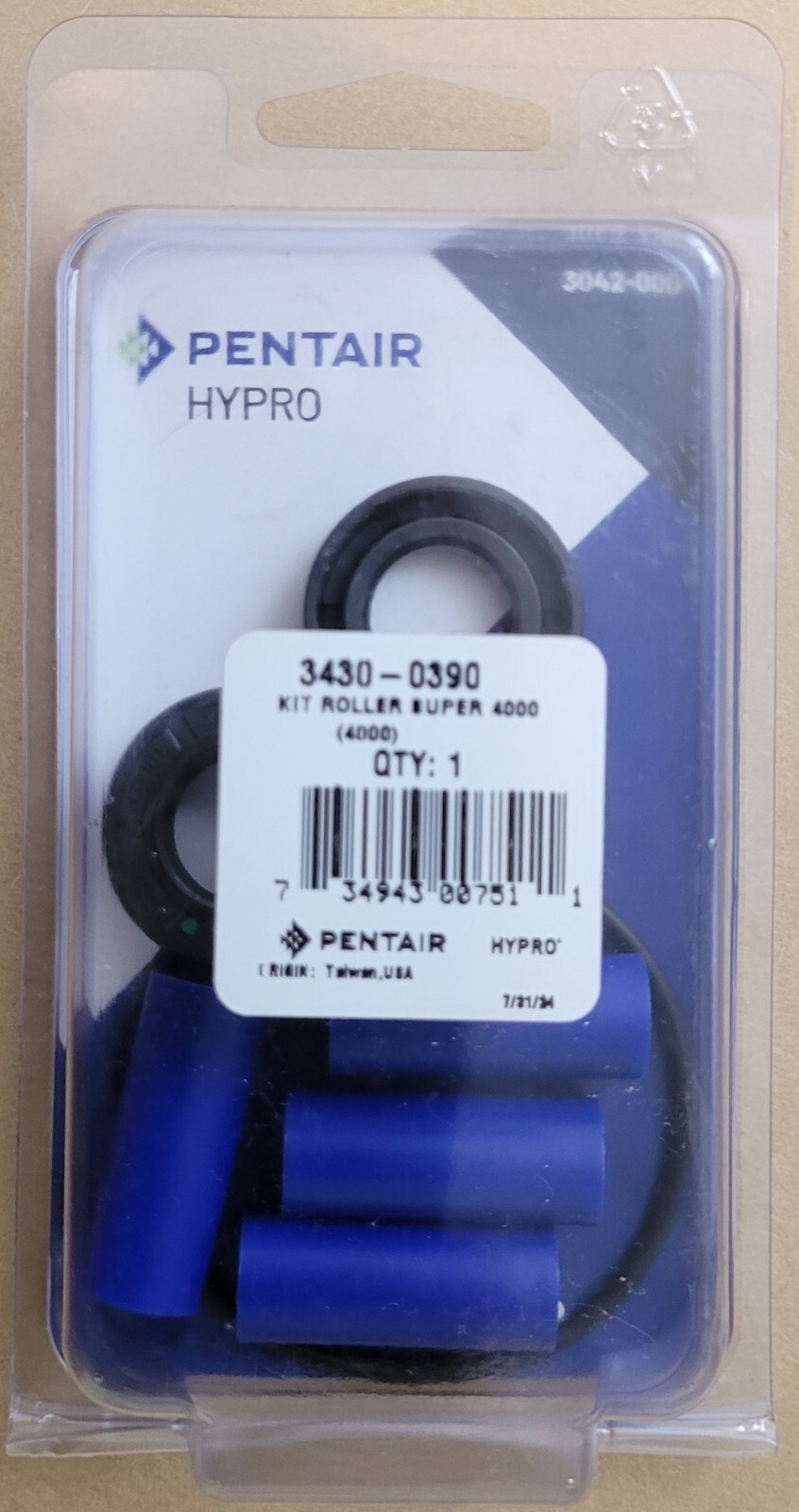 3430-0390 Hypro Pentair Rebuild Kit (SUPER 4000) ***NEW IN ORIGINAL PACKAGING***