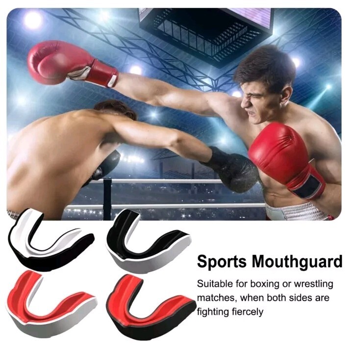4 Pack Gum shield mouth guard Boil bite Football Boxing Baseball Hockey Karate