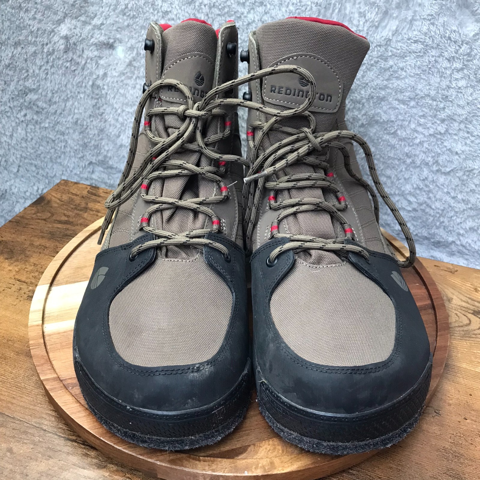 Redington Wading Boots Mens 11 Brown Felt Sole Fly Fishing Shoes