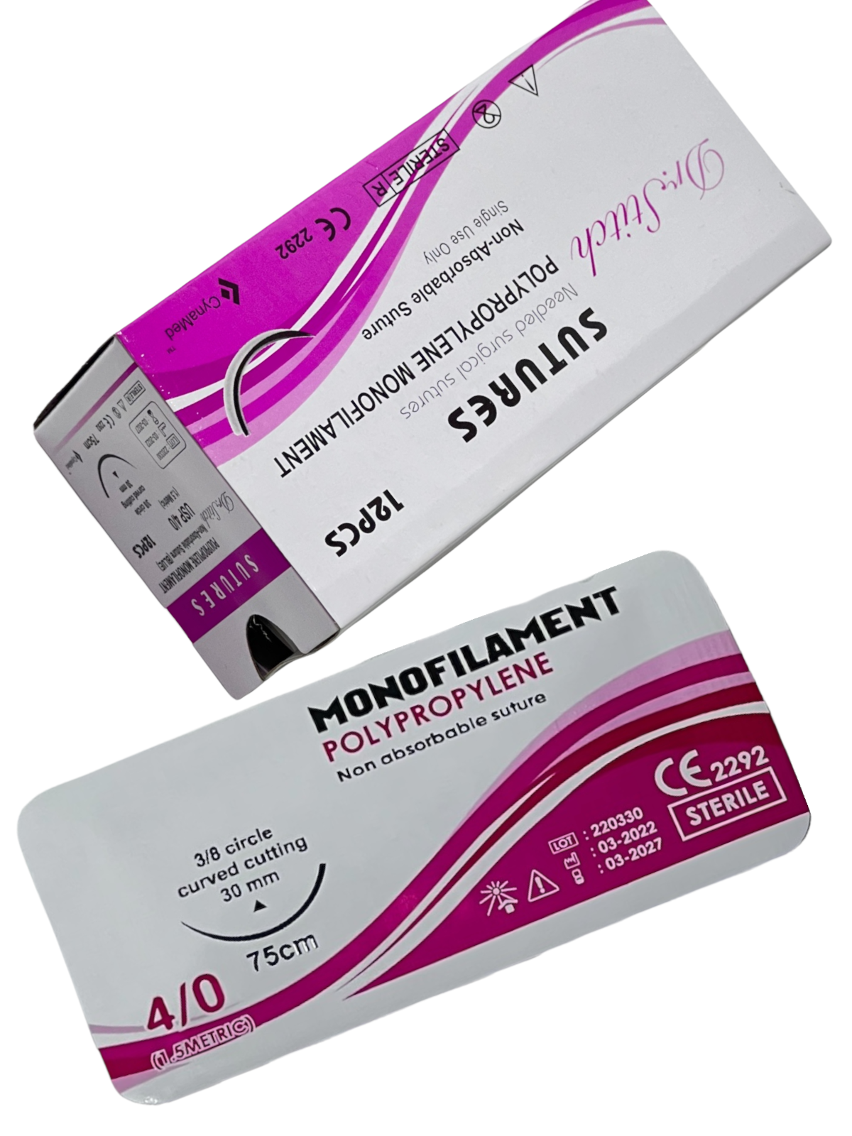 Training Suture Threads Emergency First Aid Kit Tools Wound Treating Practice