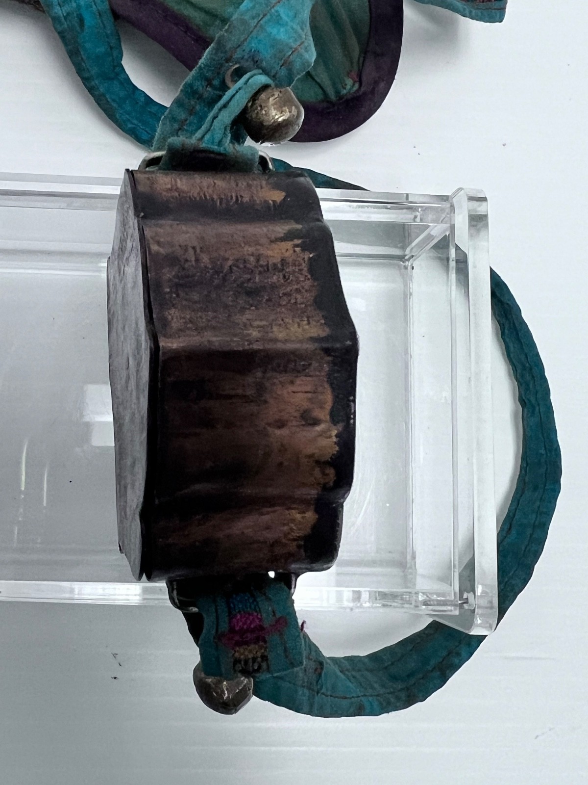 Early 20th Century Large Antique Tibetan Ghau Prayer Box with Three Buddha