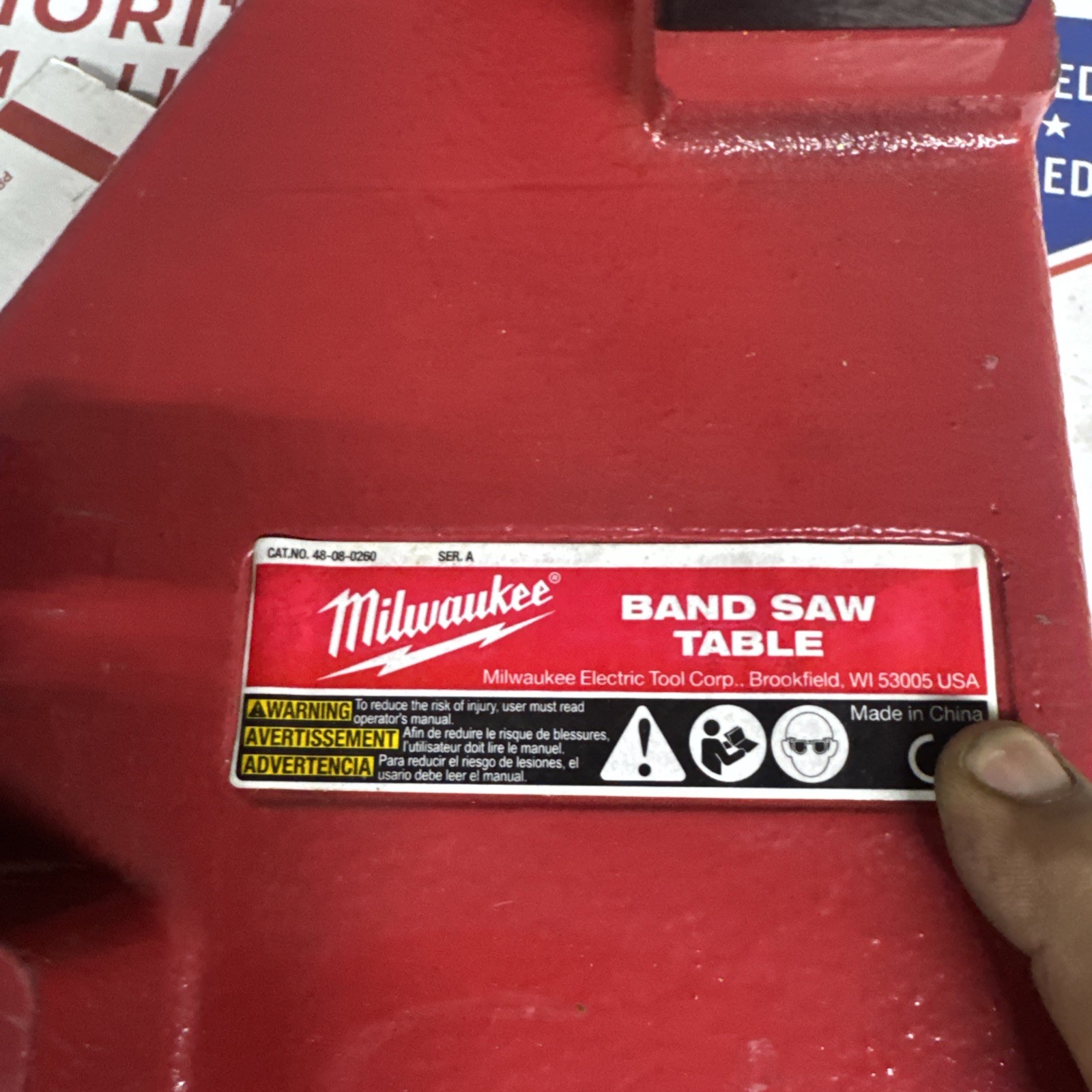 Milwaukee 48-08-0260 Band Saw Table