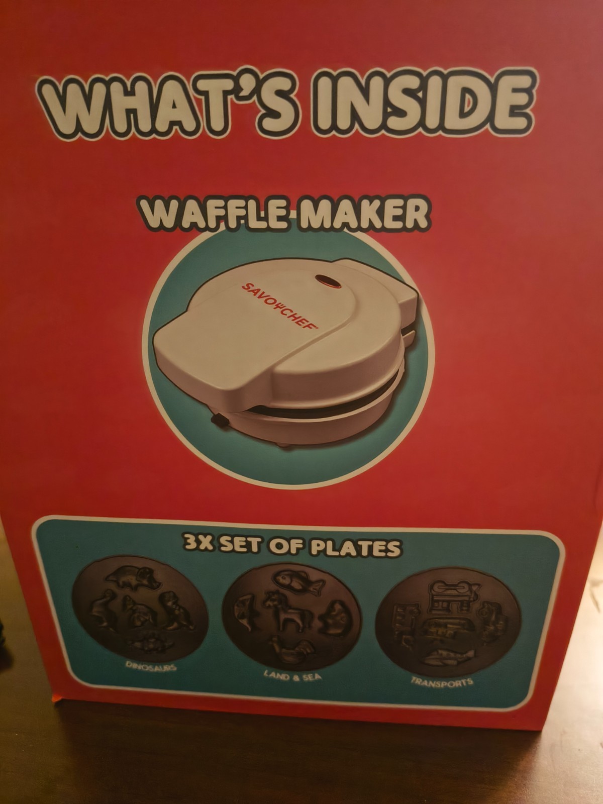 Waffle Swapper by Savoy Chef Pancake Maker for Kids -