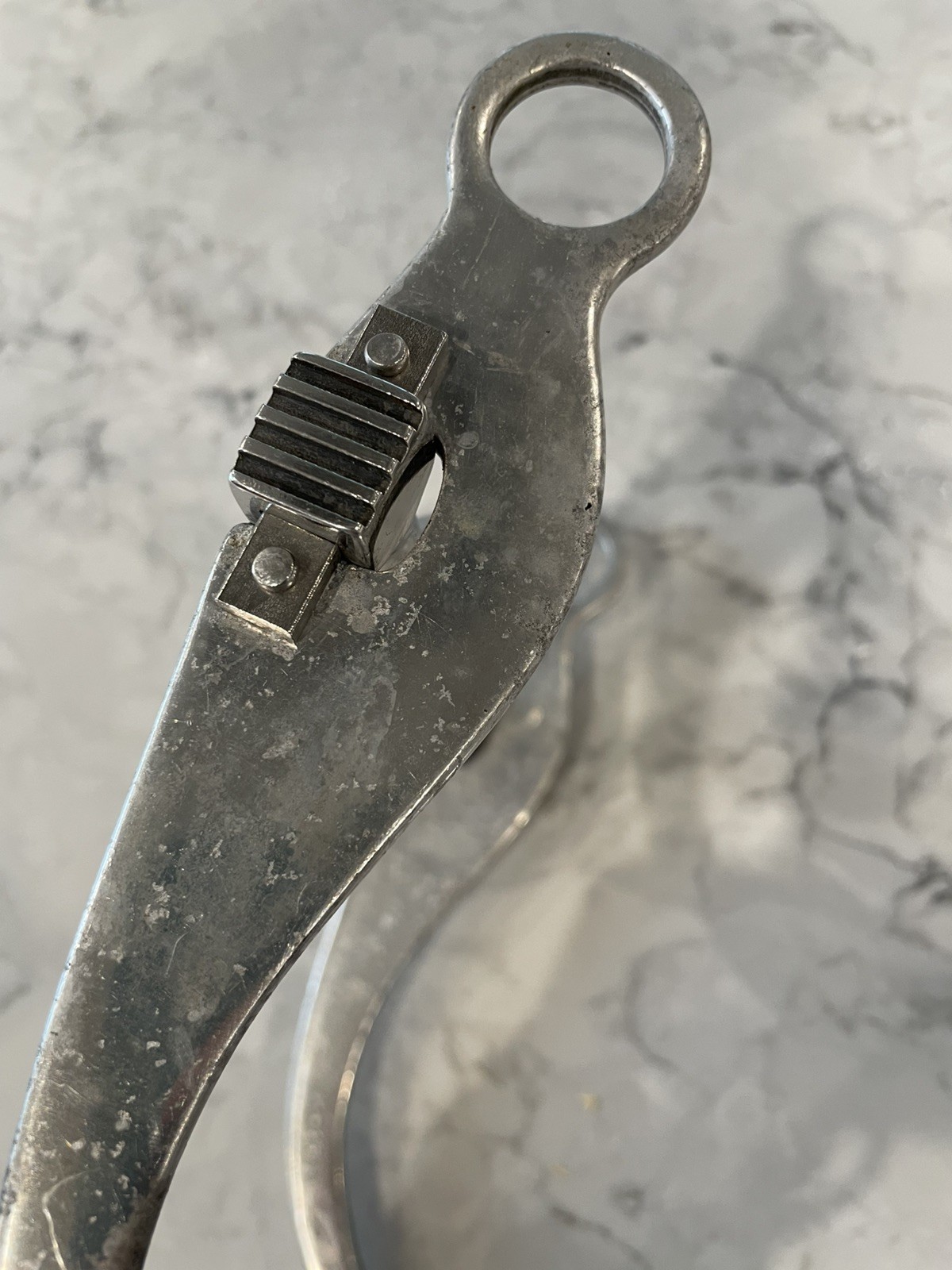 SLIESTER STAINLESS STEEL HORSE BIT 4-7/8 with roller