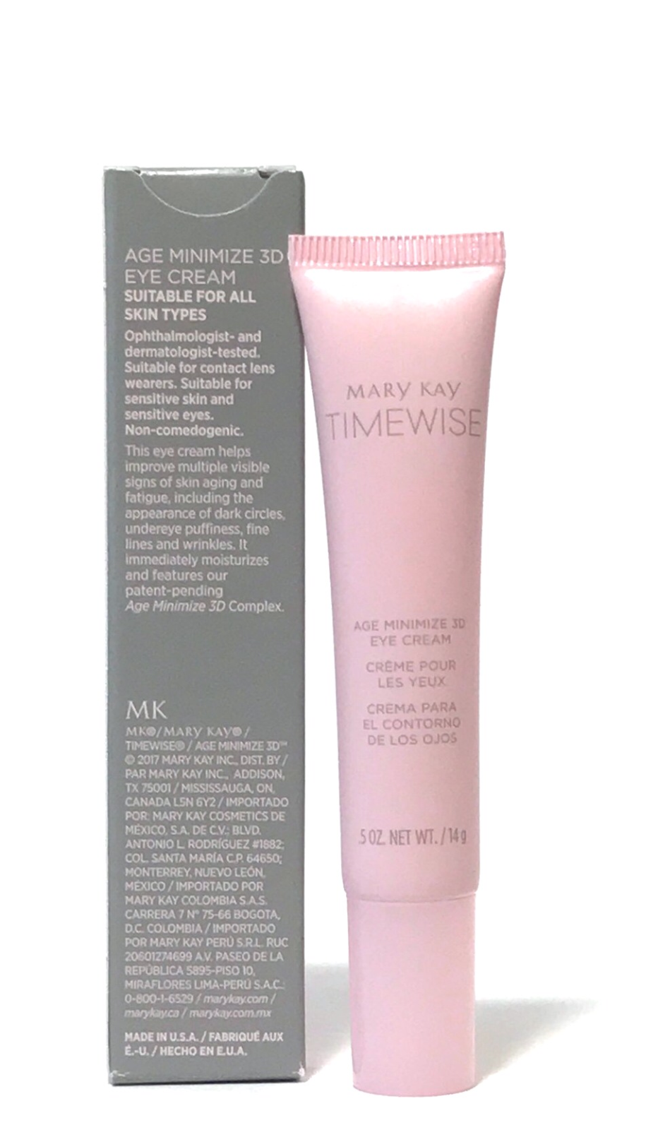 MARY KAY TIMEWISE AGE MINIMIZE 3D~EYE CREAM~089008~FULL SIZE~NIB~DISCONTINUED!