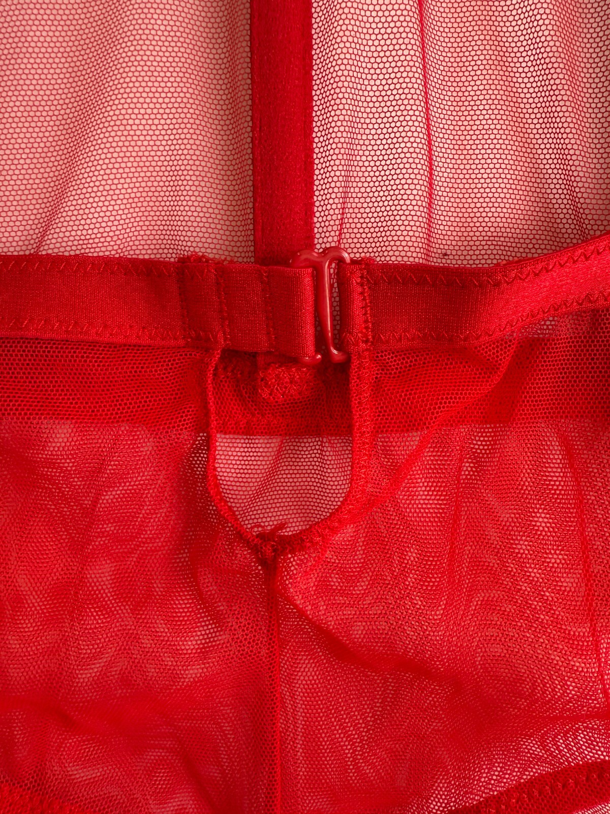 Victoria's Secret One Piece Boned Lace Teddy Bodysuit w/ Cherry Red XXL NWT