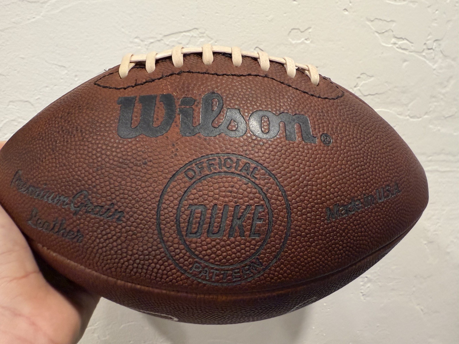 Bart Starr MVP SB I II Signed Autographed The Duke Game Football TriStar COA