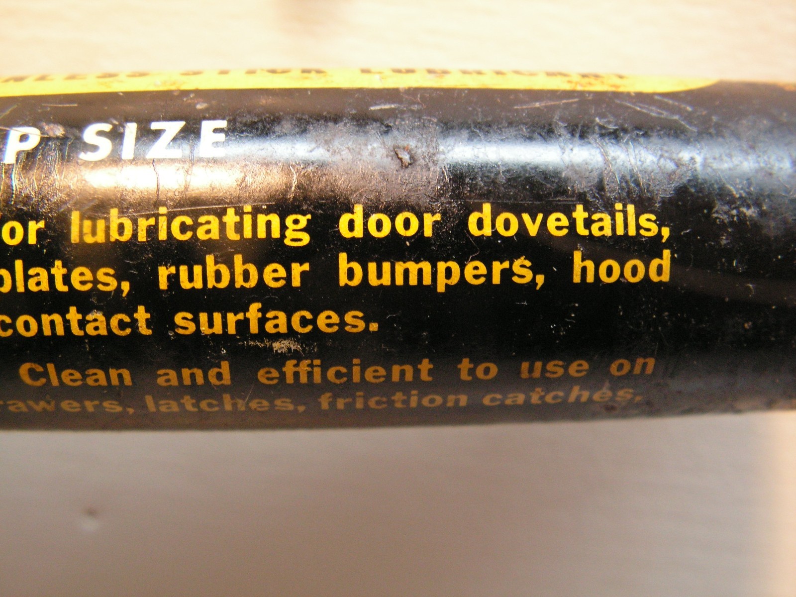 Vintage NAPA Balkamp Metal Door-ease Stainless Stick Lubricant Y & B 75%+ FULL