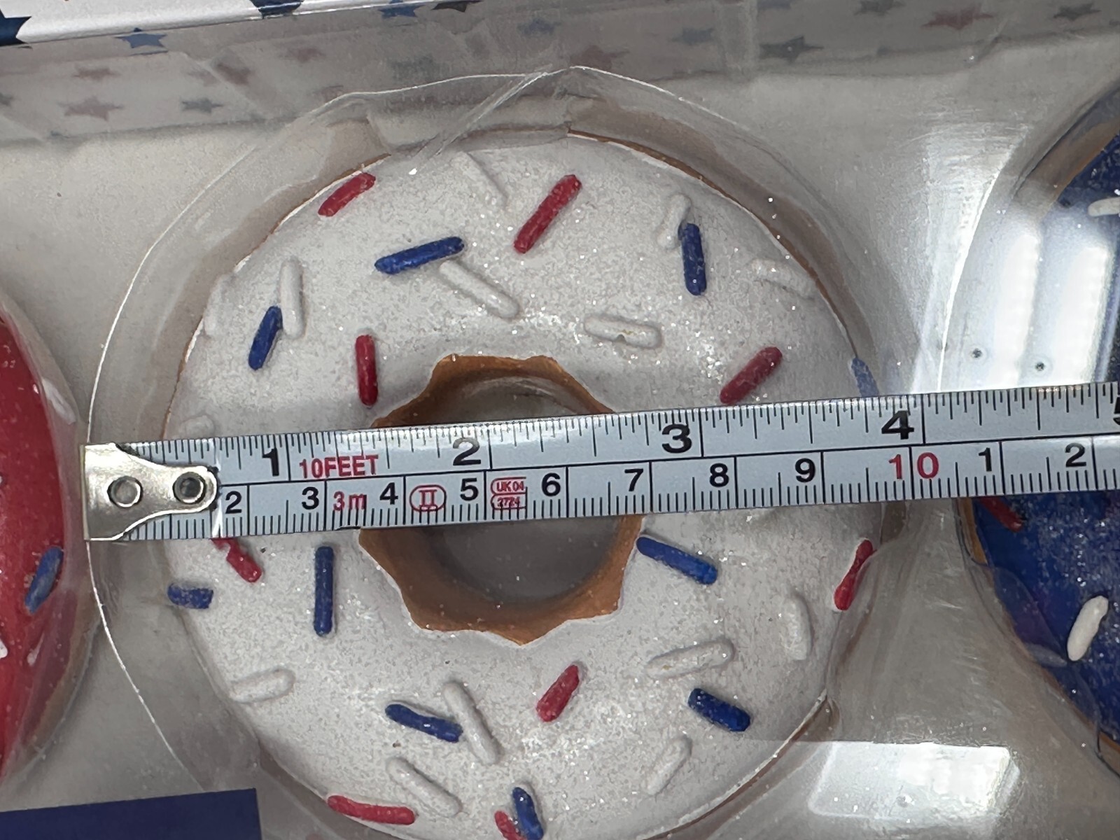 4th of July, USA, Patriotic Faux Donuts, Pies, or Cupcakes, Sold Indi. NEW