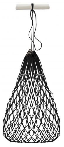 BLUE GREEN PINK PURPLE RED Knotted Rope Slow Feed Hay Net Bag Draw String 24801