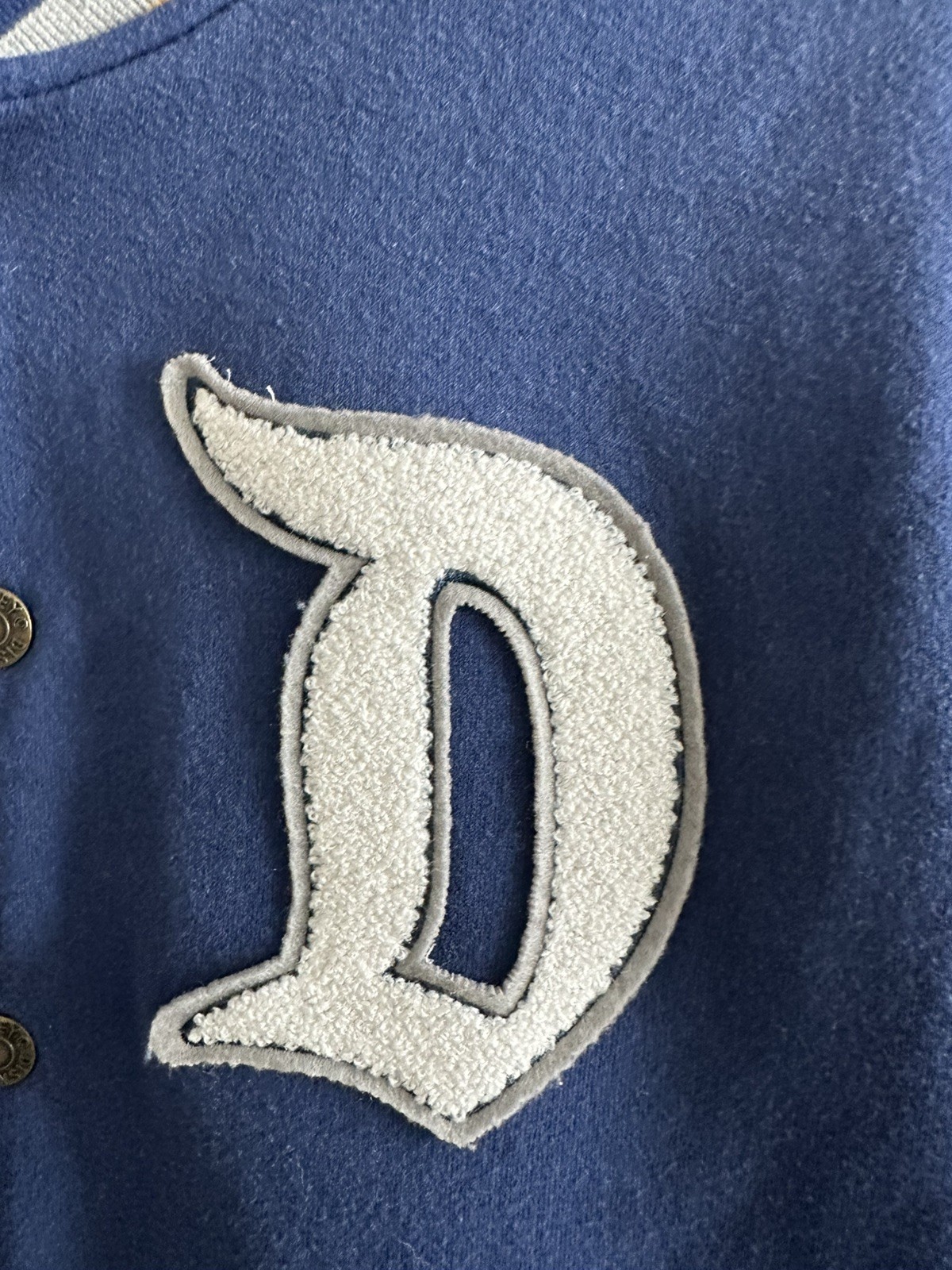Disneyland Letterman Bomber Varsity Blue Jacket 1955