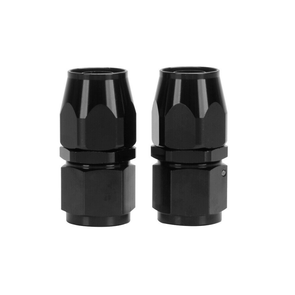 2Pcs AN6/AN8/AN10/AN12 Swivel Hose End Fitting Adapter Oil/Fuel/Gas Hose Line