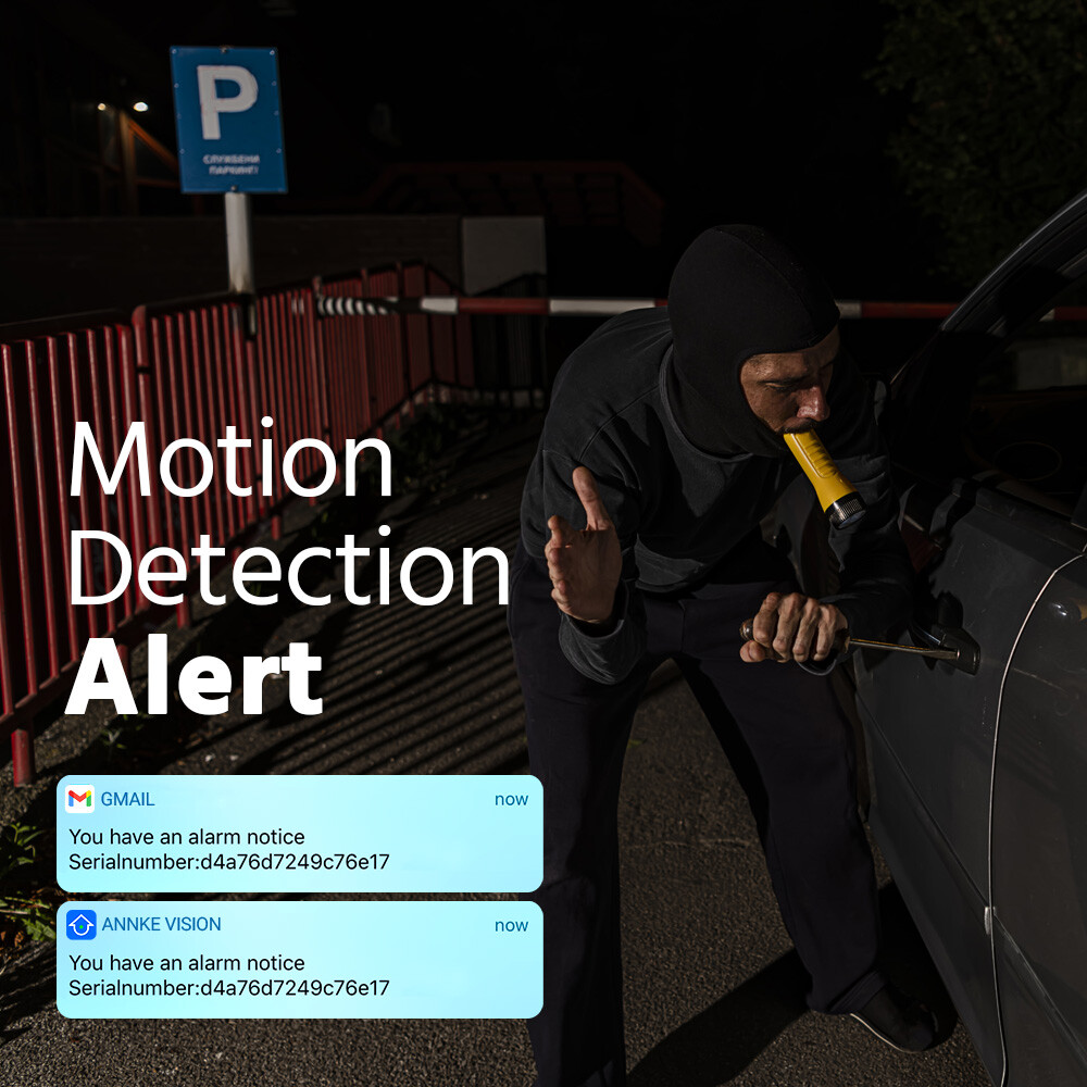 ANNKE 8CH 5MP Lite DVR 1080P CCTV Security Camera System Human Detection H.265+