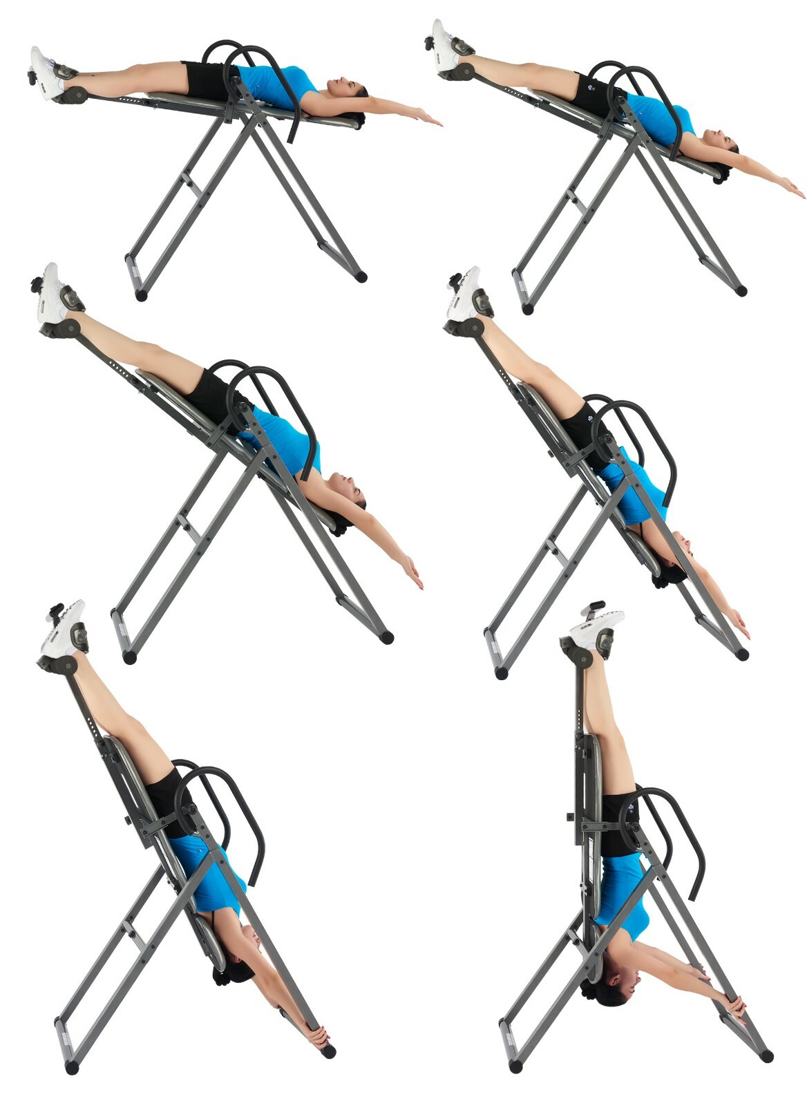 Inversion Table Back Therapy Fitness Pain Hang Gravity Relief Heavy Duty New