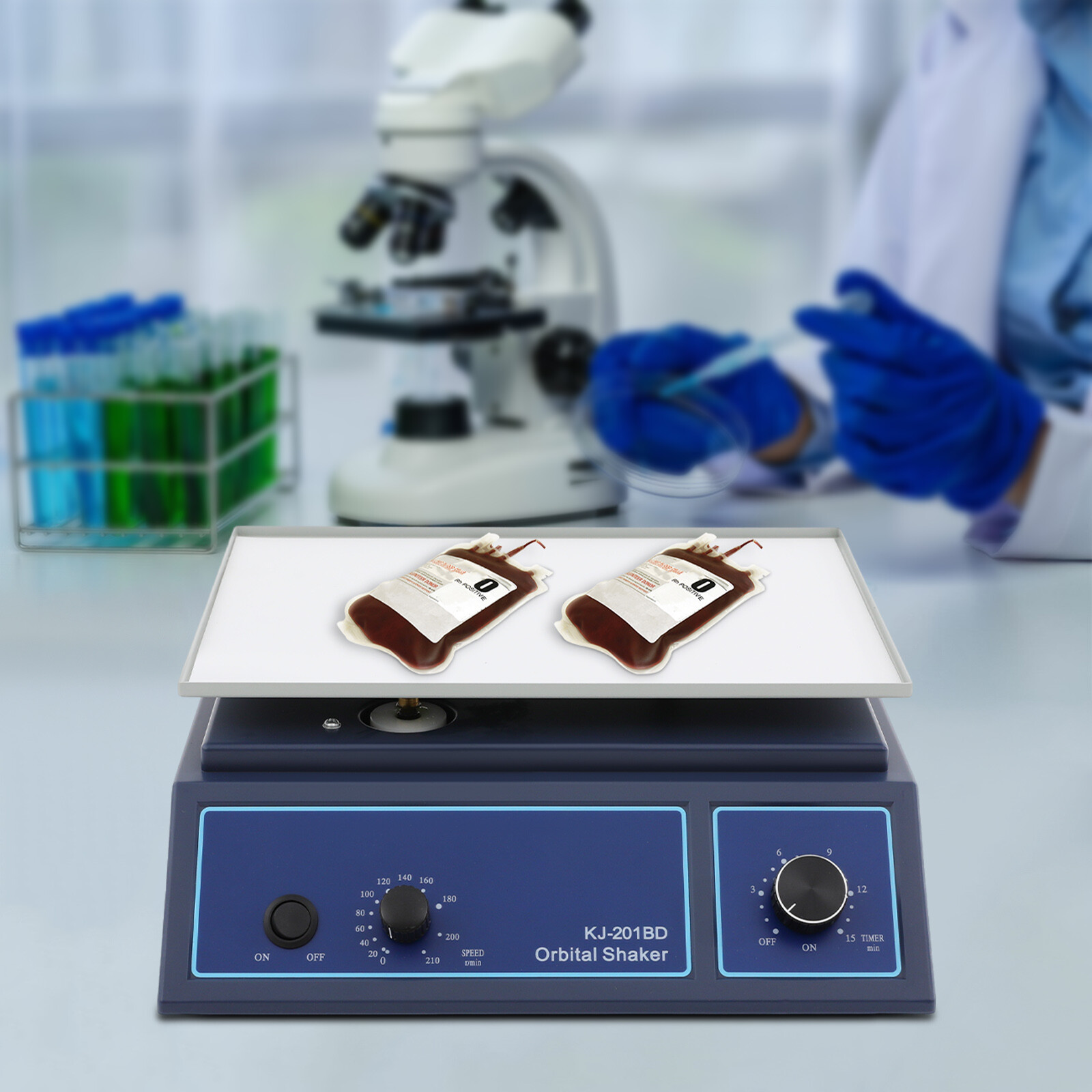 110V Adjustable Lab mixing Oscillator Orbital Shaker Horizontal Rotator Shaker