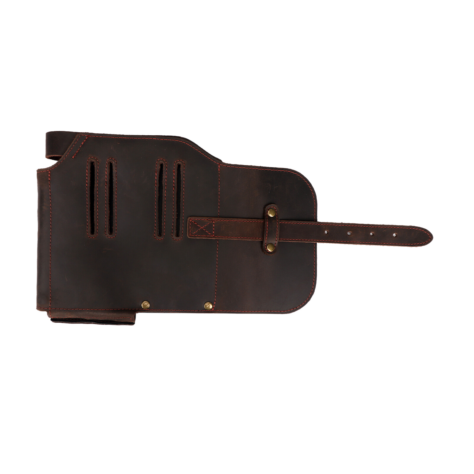 TOURBON Leather Heavy Duty Axe Belt Pouch Loggers Felling Hatchet Head Cover