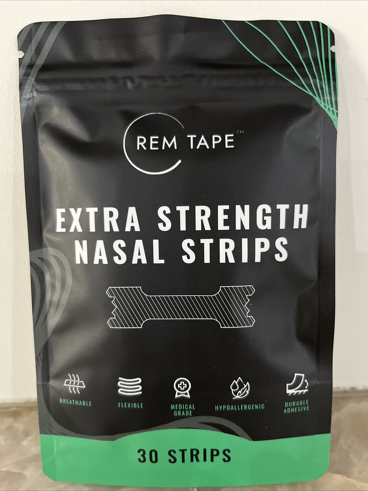 REM Tape™ Extra Strength Nasal Strips (30 Pack). Congestion and Snoring Relief