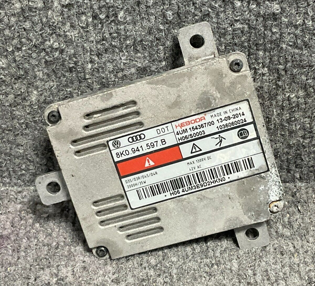 OEM Audi Volkswagen Xenon Ballast HID Module Control Unit Computer 8K0.941.597.B