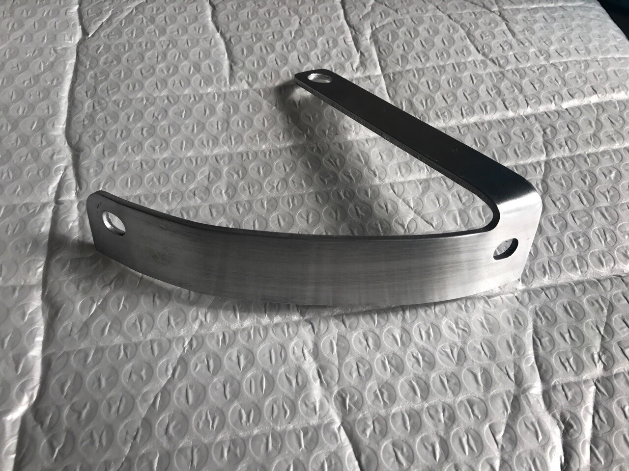 Curved License Plate Relocation Bracket for KAWASAKI NINJA ZX6 ZX6R ZX6RR New