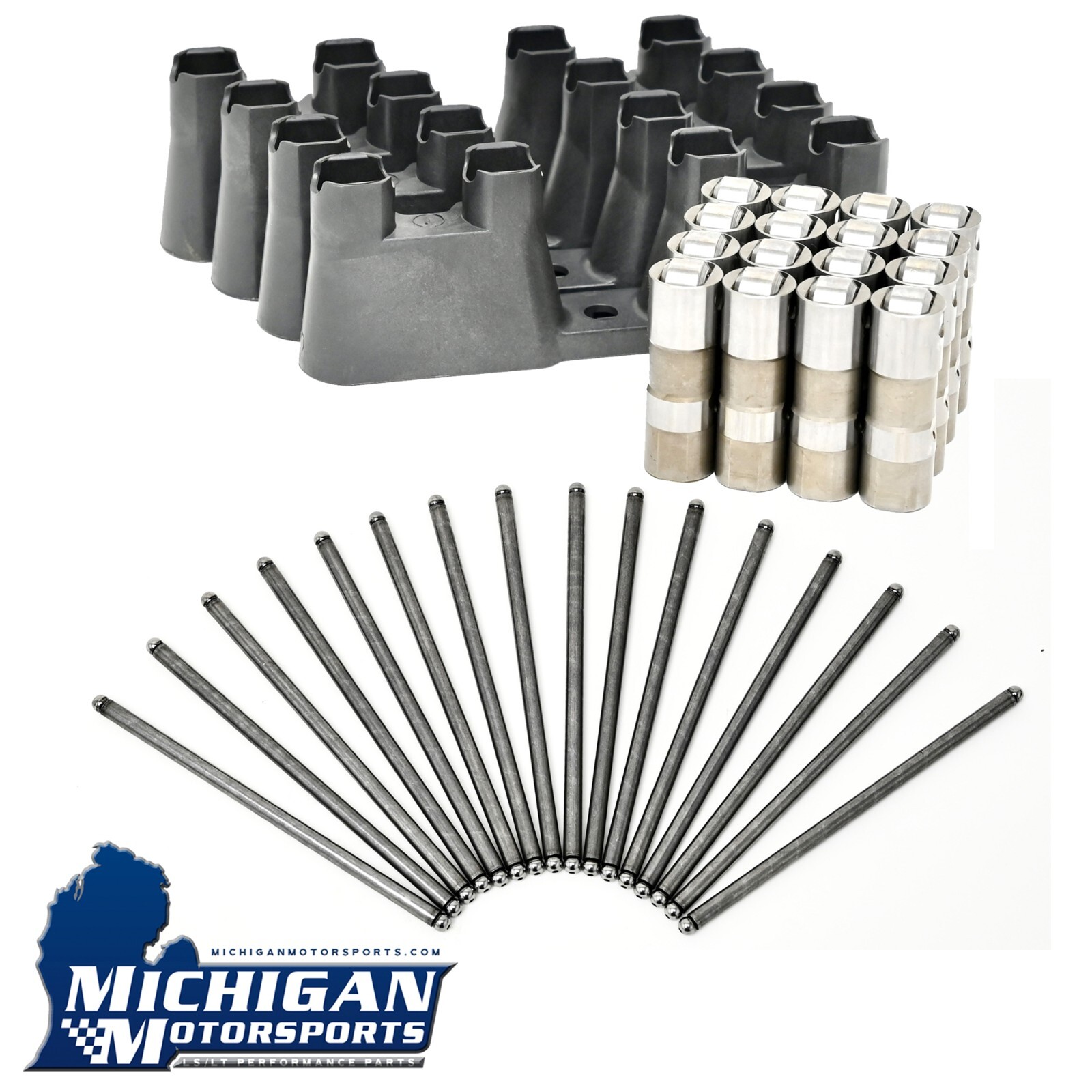 Delphi LS7 Lifters Set, Guide Trays, 7.400 Pushrods 4.8 5.3 5.7 6.0 6.2
