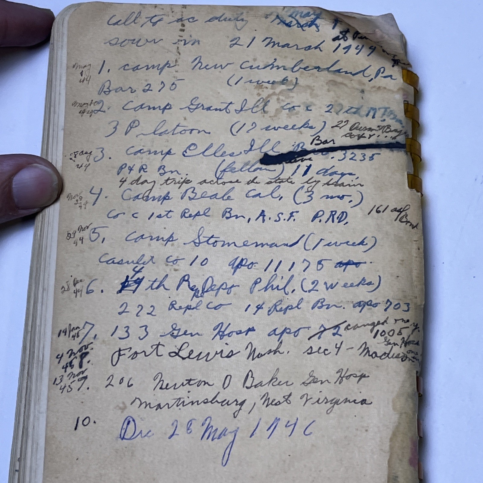 1945 US Navy Domain Of The Golden Dragon Membership Wallet Card WWII + Journal!!