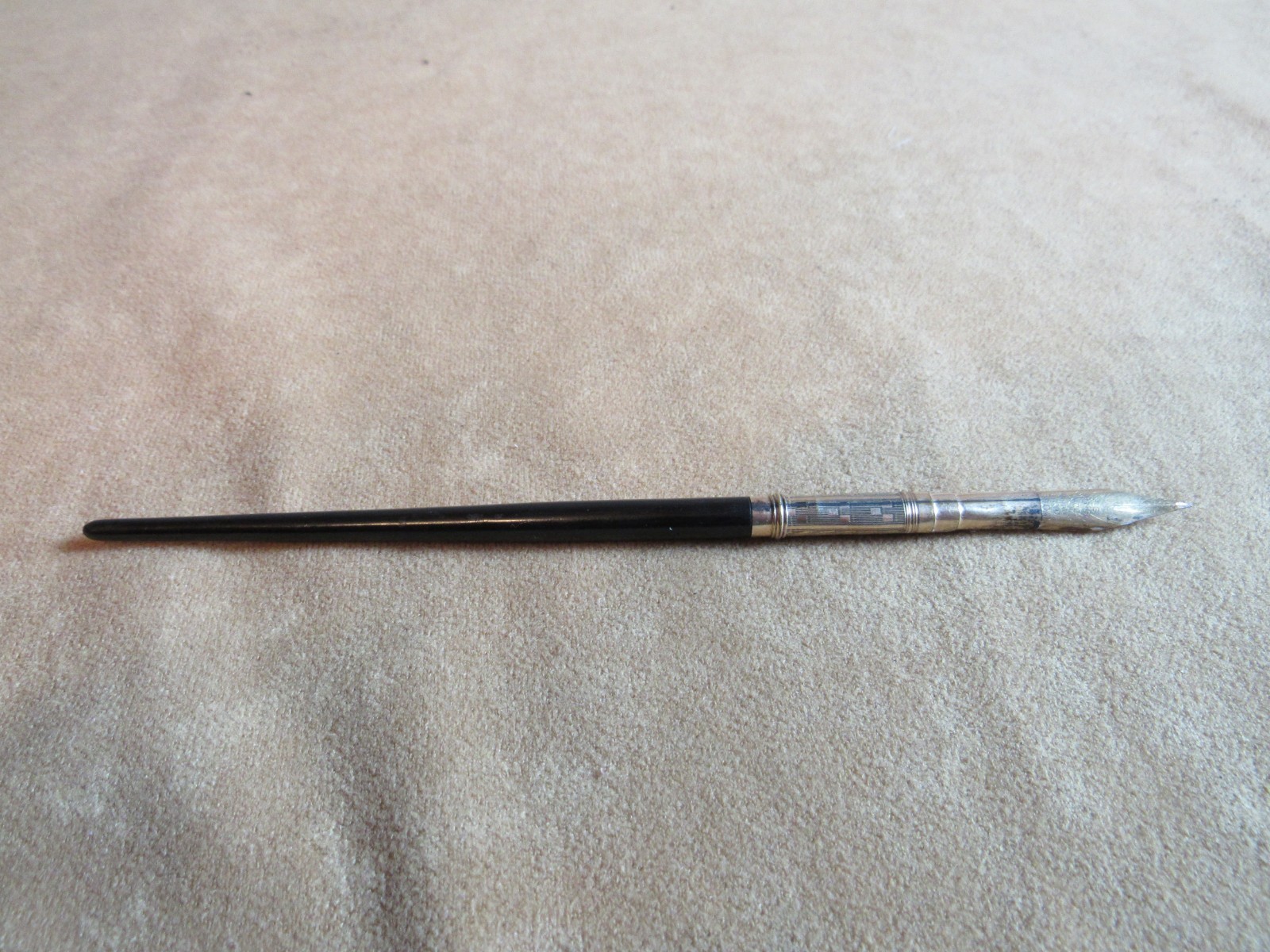 E.S. Johnson Antique Dip Pen #4 Nib Gold 1860s