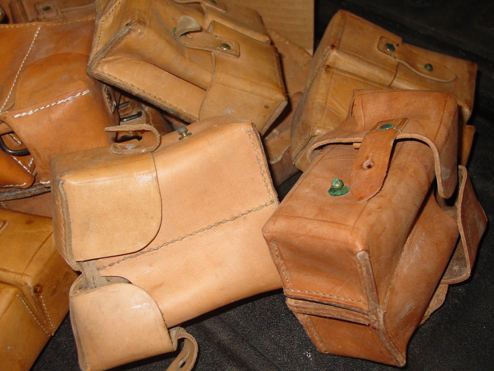 Original Yugo Double Military Ammo Pouch M48 Mauser Strong Thick Leather .