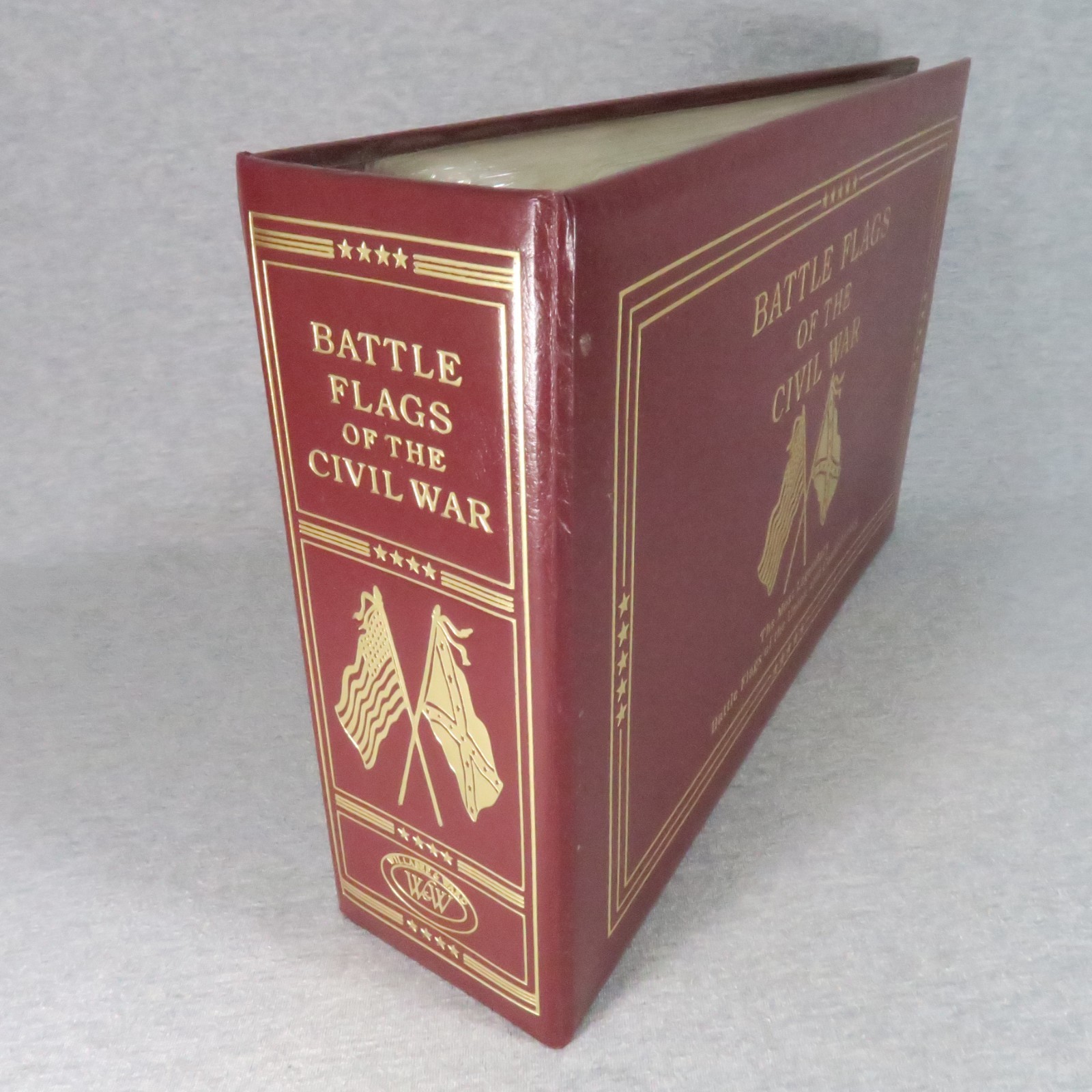 Willabee & Ward Battle Flags of the Civil War Patches in Collection Album