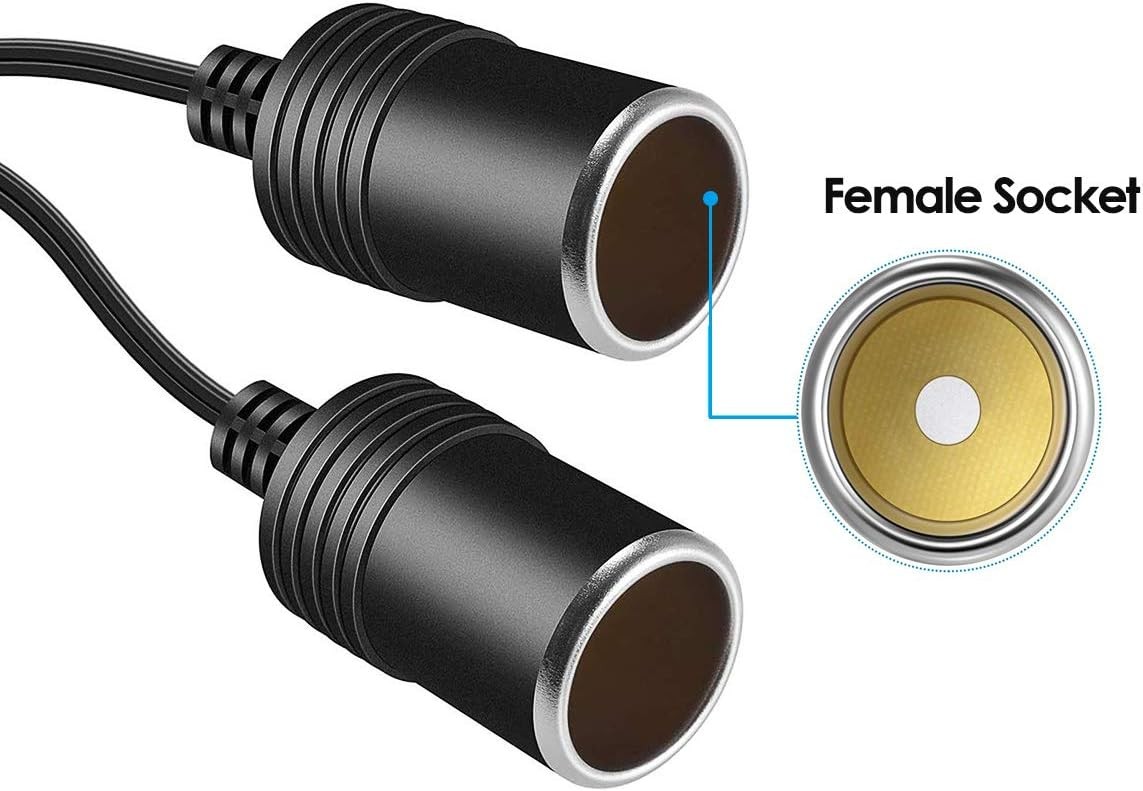 Dual Car Cigarette Lighter Splitter Charger Lot Socket Adapter 12v Auto Outlet