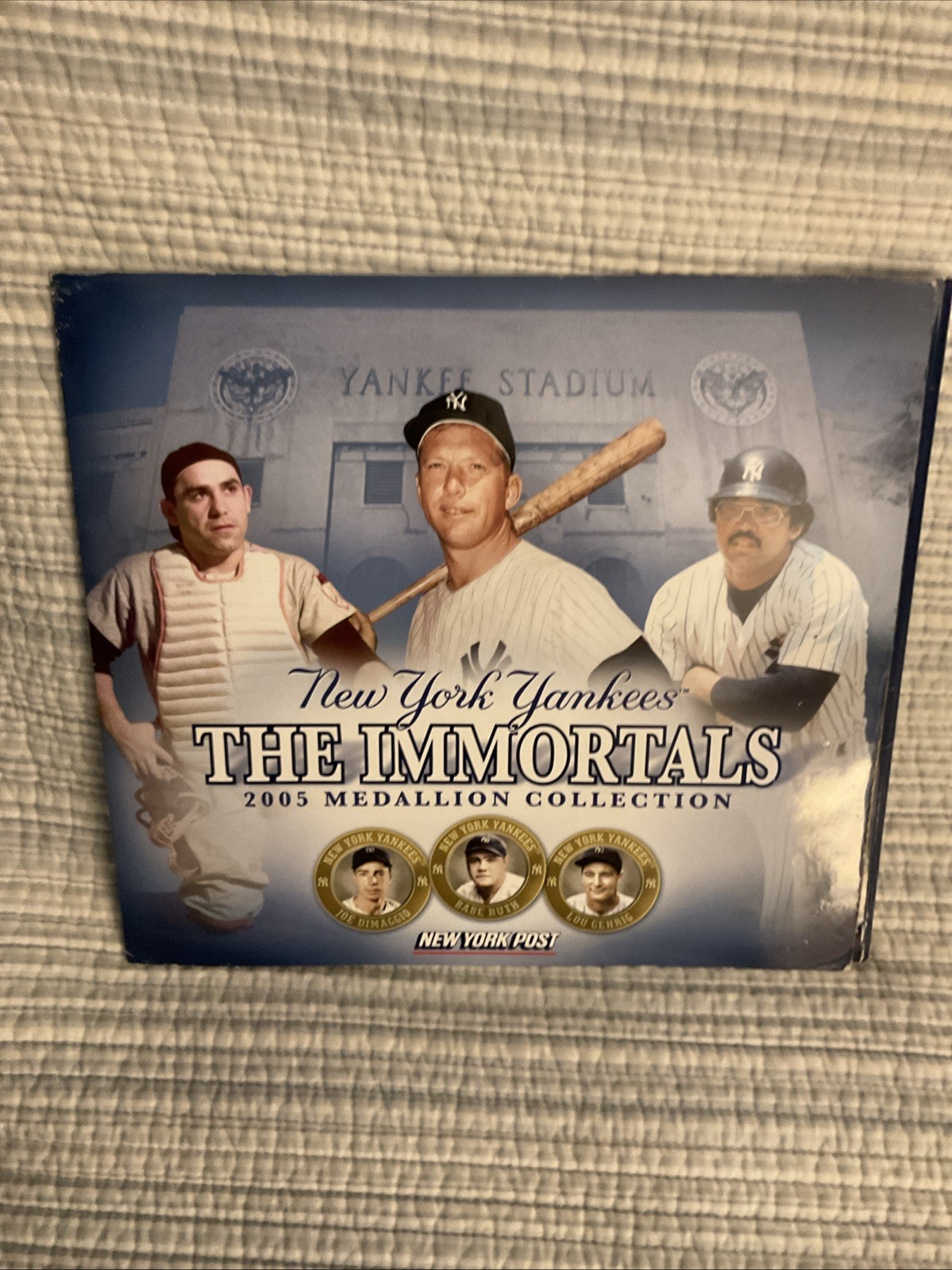 NEW YORK POST**YANKEES IMMORTALS 2005 MEDALLION COLLECTION [ COMPLETE ]