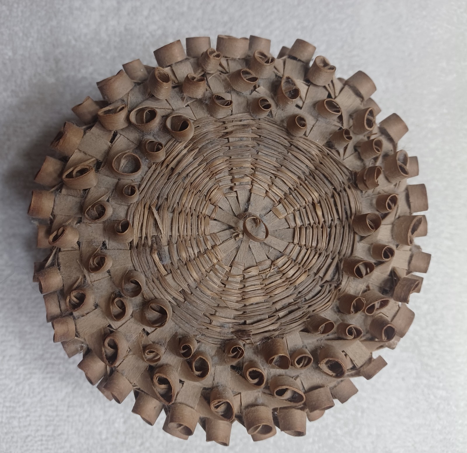 Indian, small basket by the Winnebago Indians