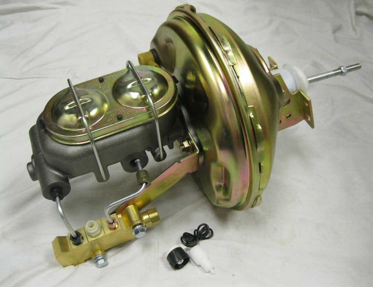 1964 72 GM A F X Body 11" Zinc Power Brake Booster Master Cylinder Disc Drum Kit