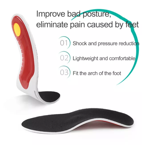 Orthotic Shoe Insoles Inserts Flat Feet High Arch Support for Plantar Fasciitis