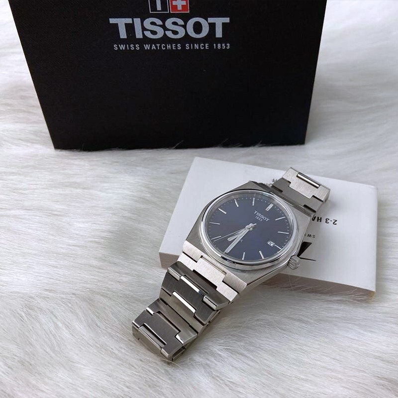 Men Tissot Classic PRX/316L Blue Stainless Steel Watch T137.410.11.041.00 (40mm)