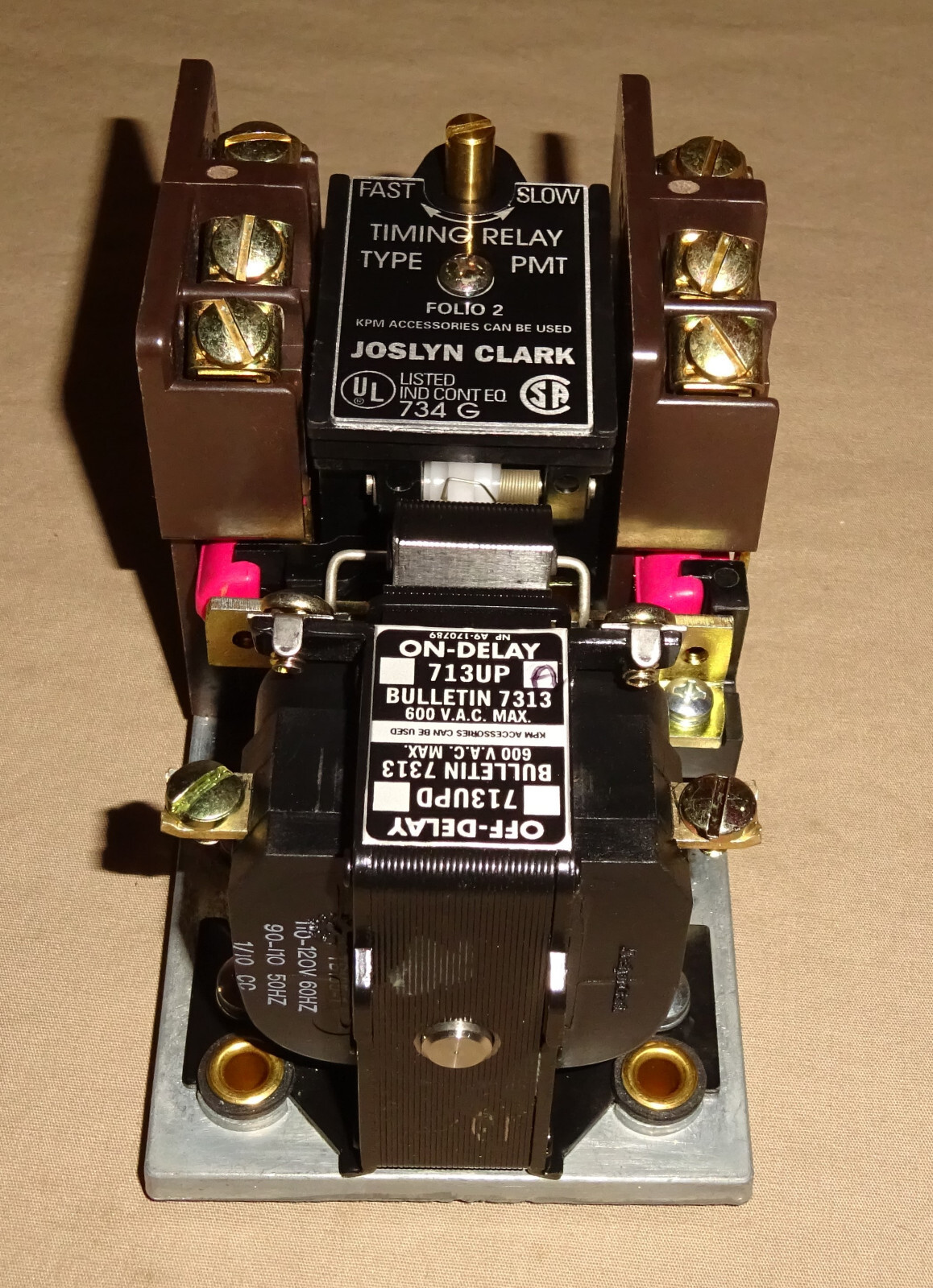 Joslyn Clark 713UPA-76 PMT Pneumatic Timing Relay 713UPA76 NEW