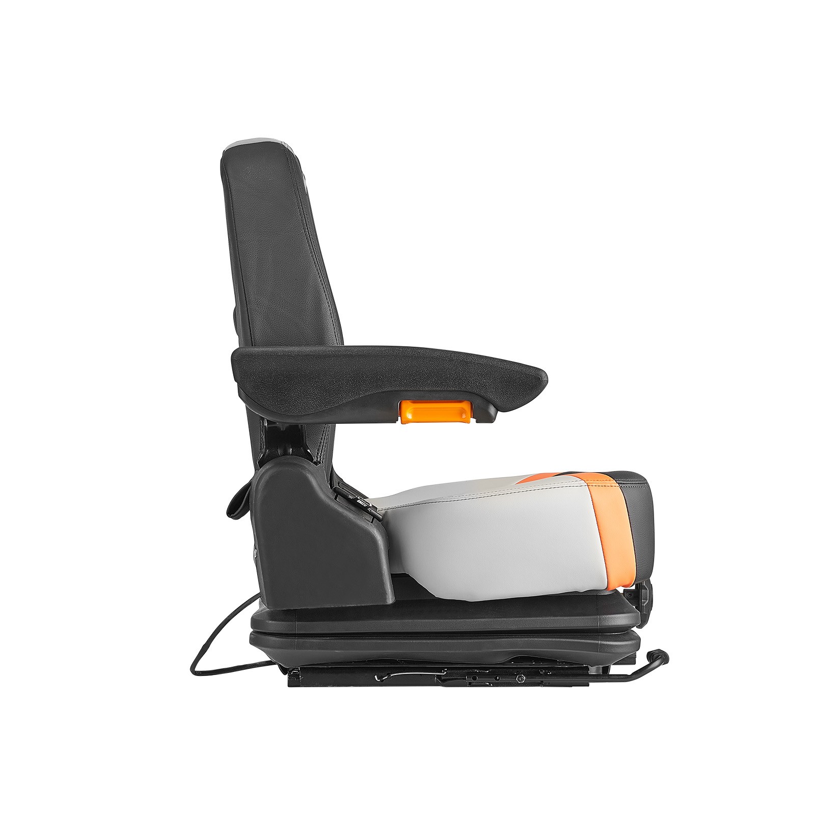 VEVOR Universal Forklift Seat Fold Down Tractor Suspension Seat Chair Adjustable