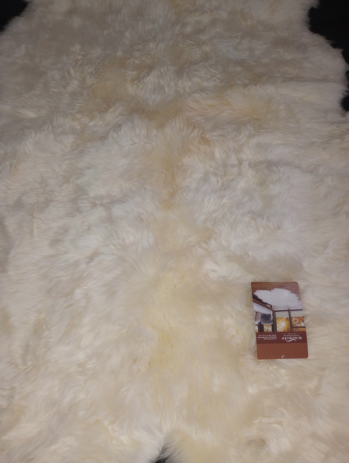 Windward Sheepskin Rug Approx 71" x 44" Inches NEW WITH TAGS 100% Genuine