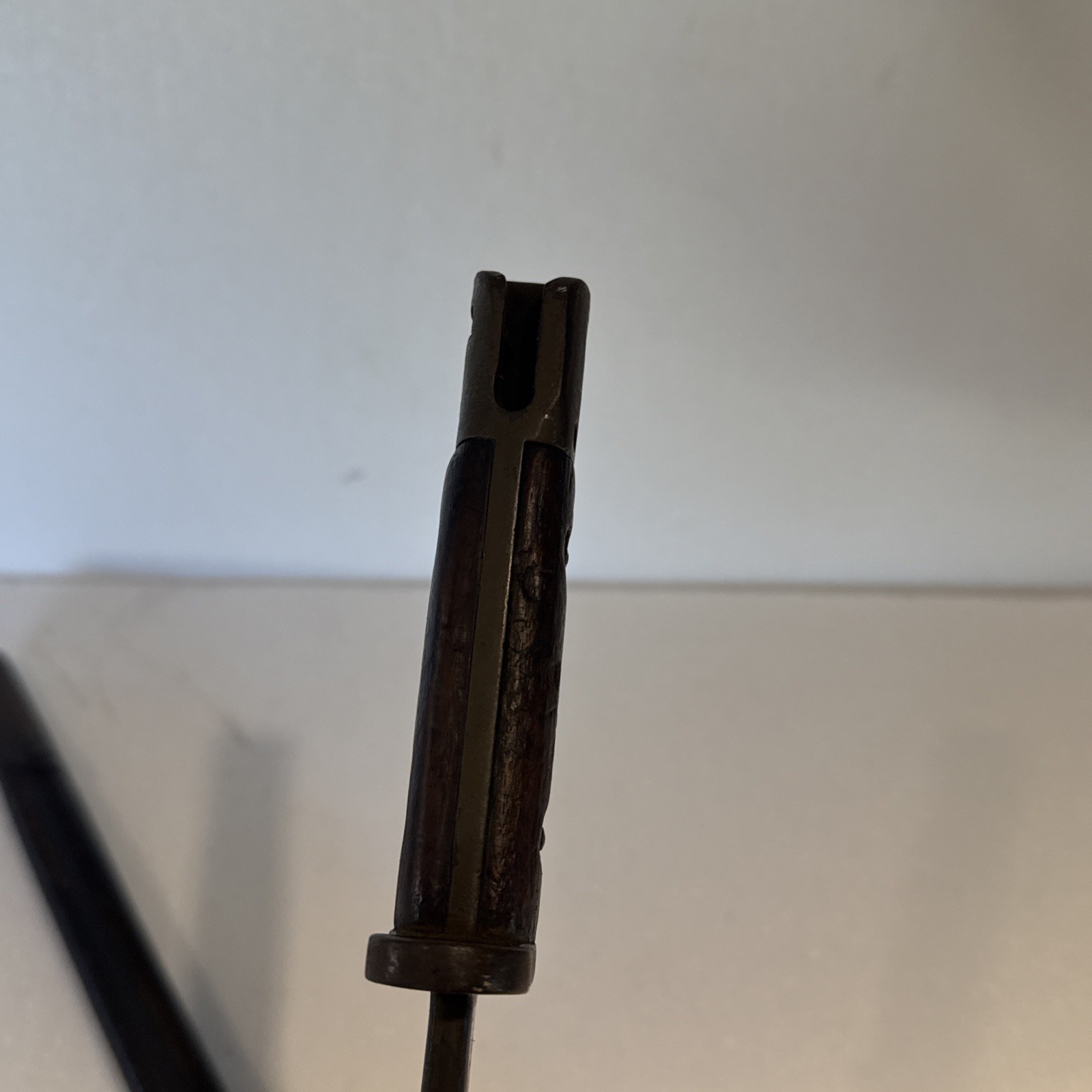 #13-8 WWI P1907 BRITISH SANDERSON ENFIELD RIFLE BAYONET 1917 SCABBARD 1907