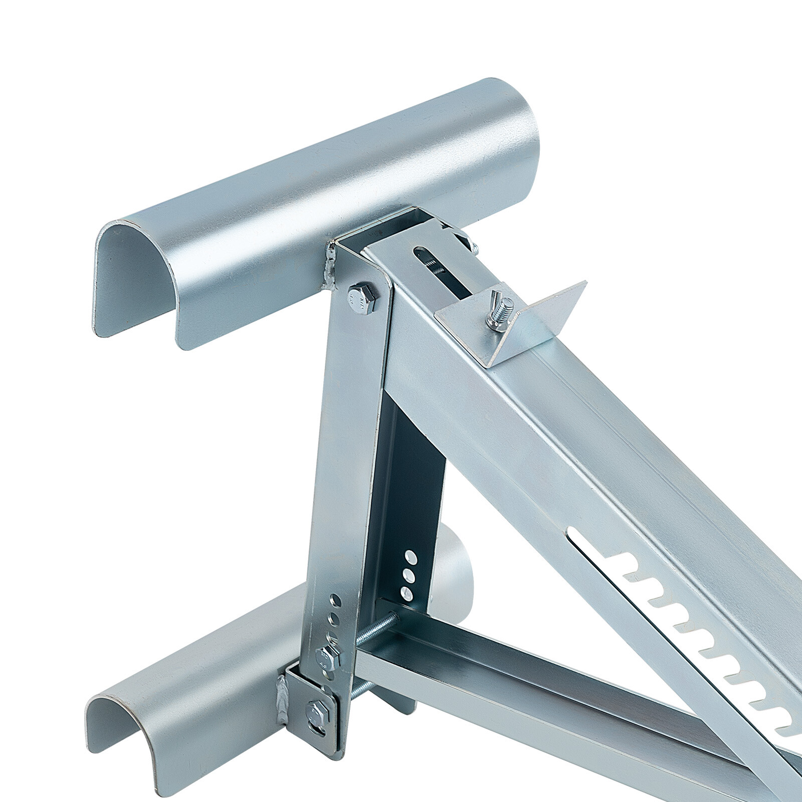 2 Pack Ladder Jack Scaffold Extension 2-Rung up to 20 inch Stable Adjustable