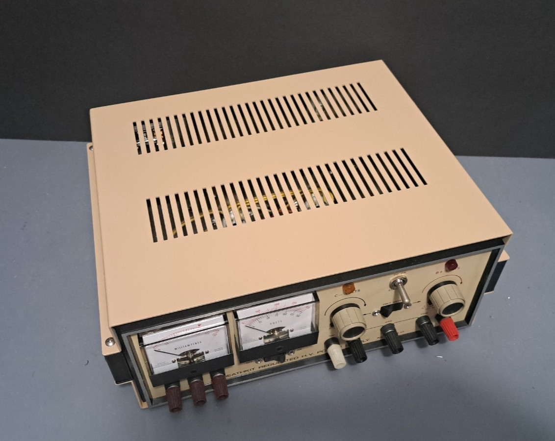 Heathkit IP-17 High Voltage Power Supply Fully Restored!! PS-4 + IP-32 Successor