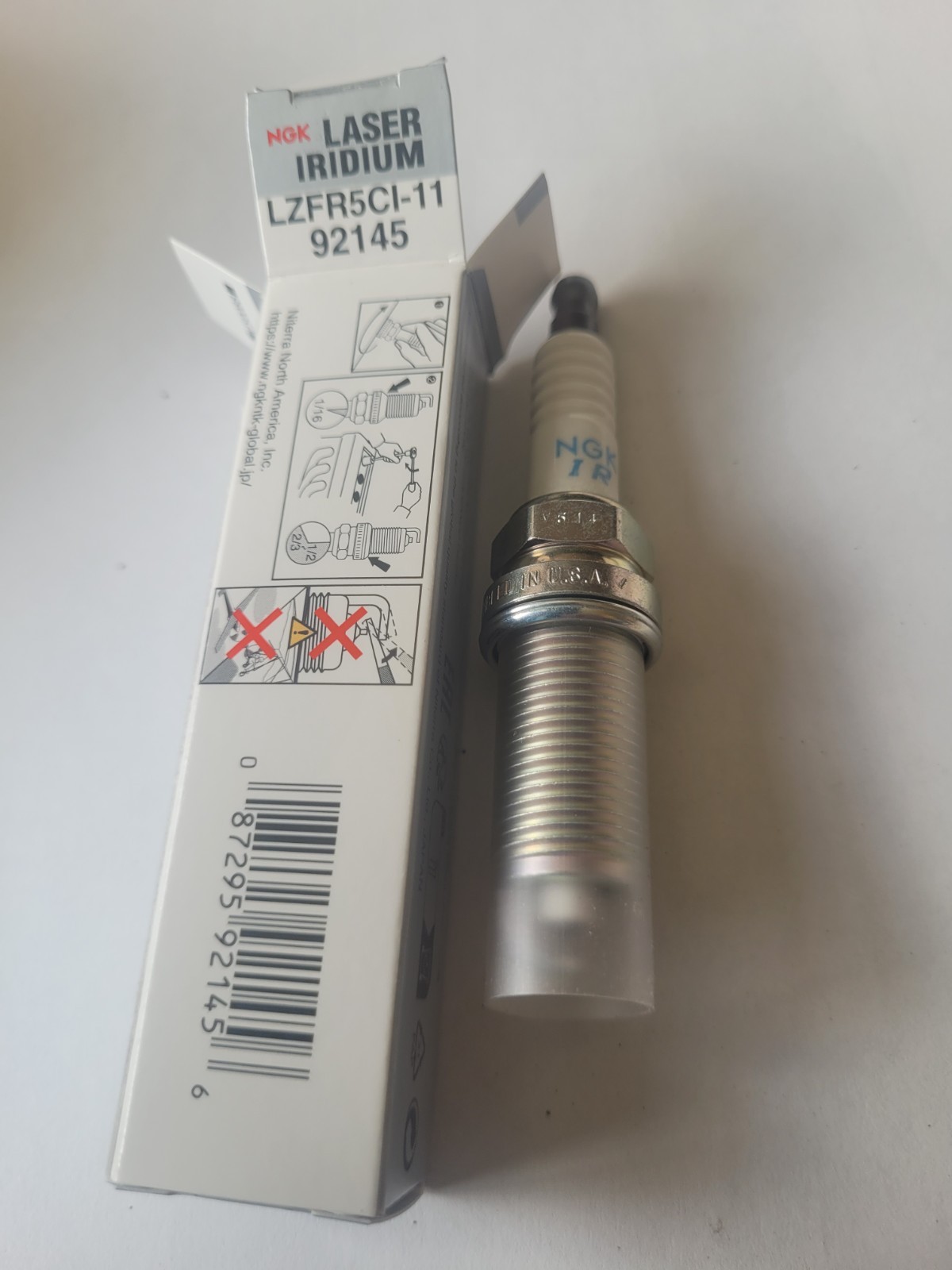 16 NEW Spark Plug-Laser Iridium NGK 92145 LZFR5C1-11 FAST FREE SHIPPING