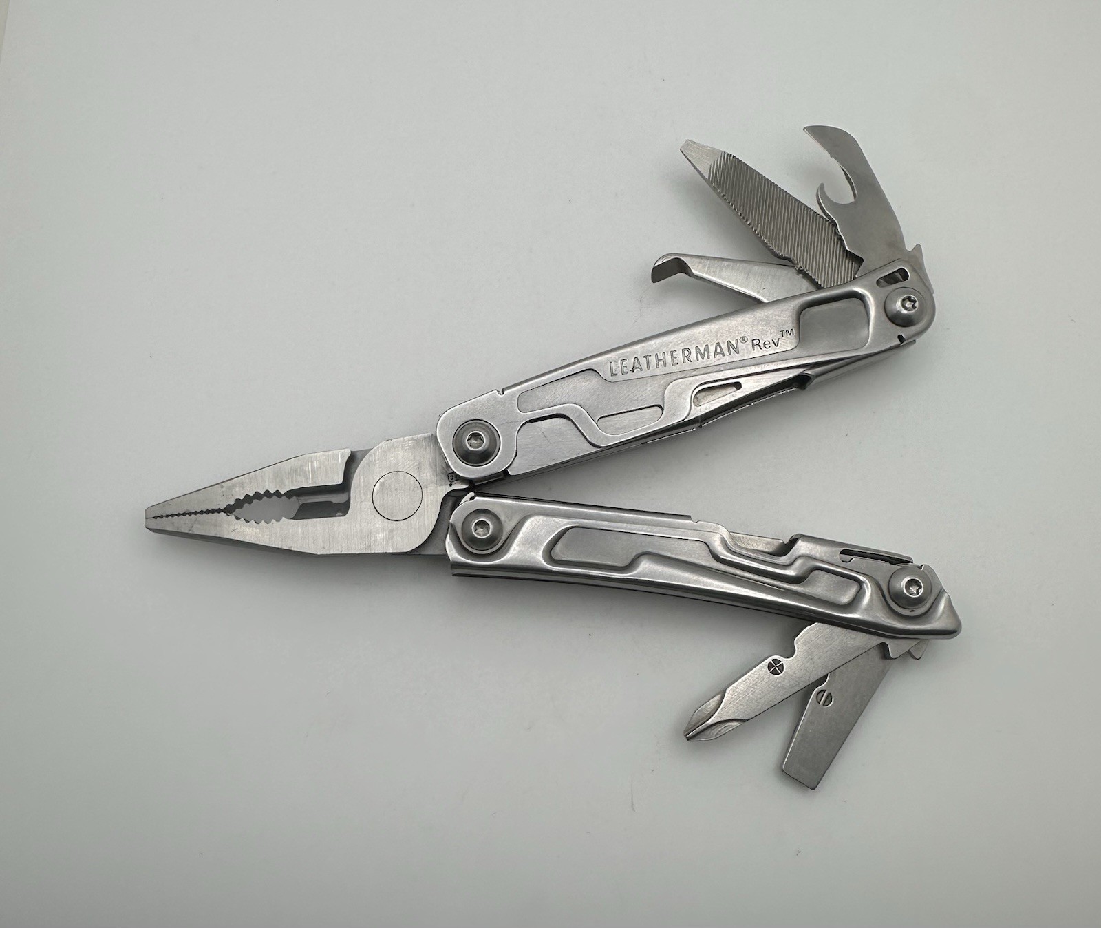Lot Of 3 Leatherman Stainless Multi Tools Wingman Sidekick And Rev Great Shape