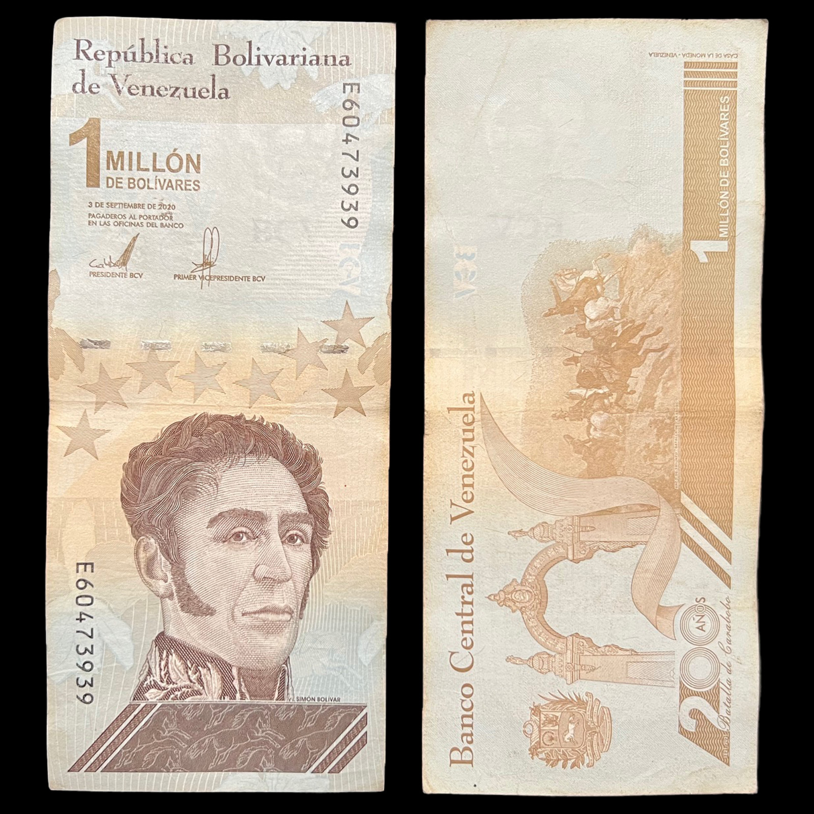 25x Venezuela 1 Million Bolivar Soberano Banknotes Bundle Bolivares Currency Lot