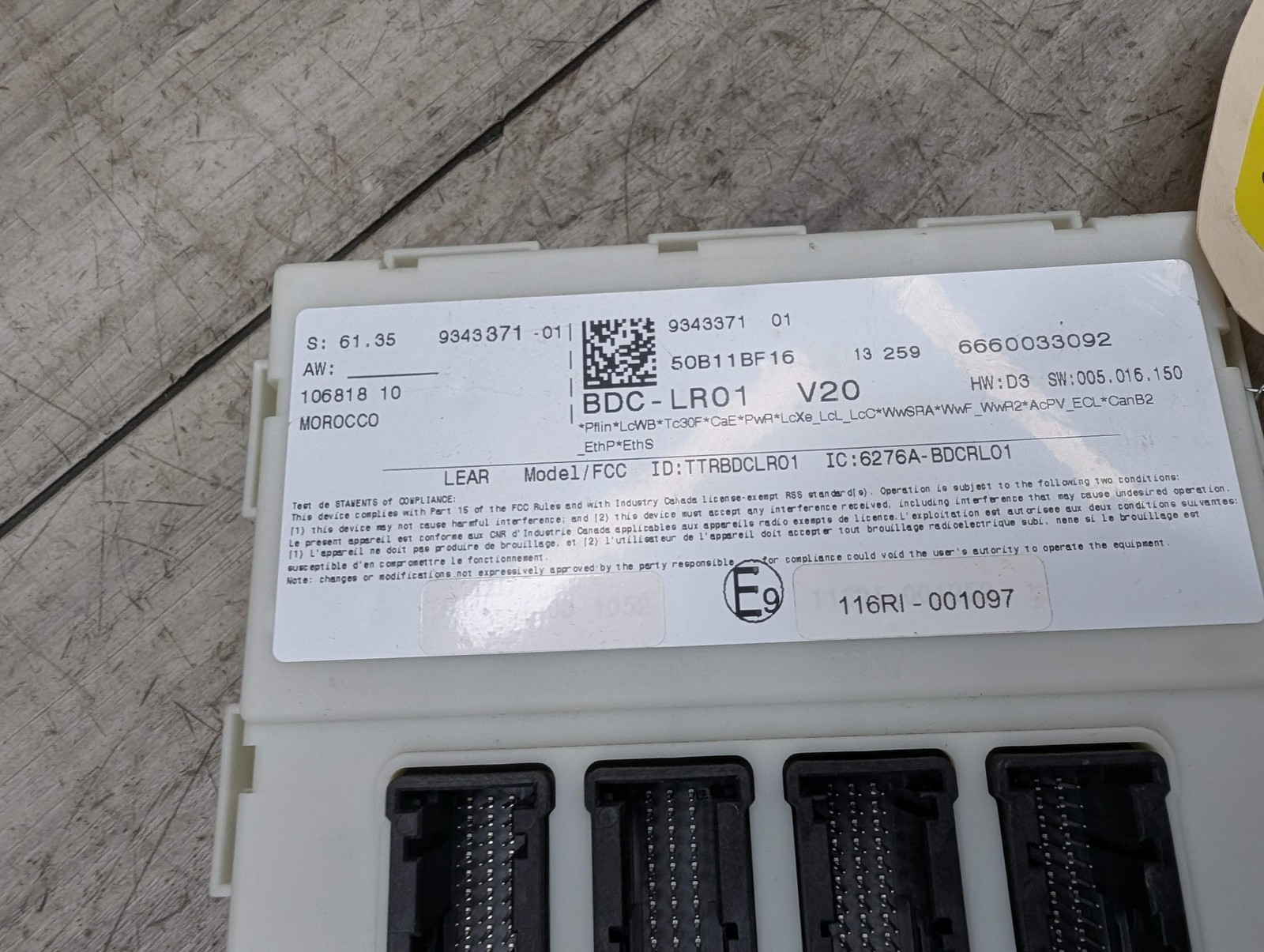 14-19 OEM BMW F15 F16 F85 F86 X5 X6 Body Control Junction Box Module FEM + Key*