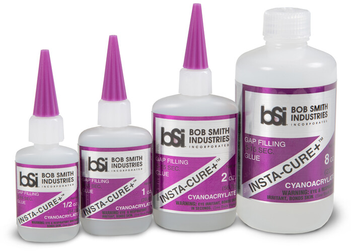 Bob Smith CA Glue Cyanoacrylate Insta-Cure+™ Super Glue Various Sizes